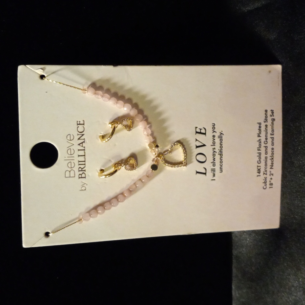 Brilliance necklace and earring set